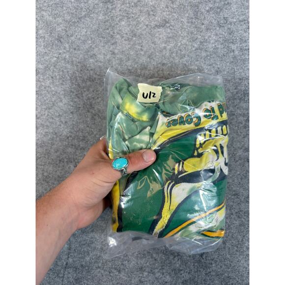 Vintage Grateful Dead Green Bay Packers Tie Dye T-Shirt Mens XL Single Stitch - Picture 11 of 11